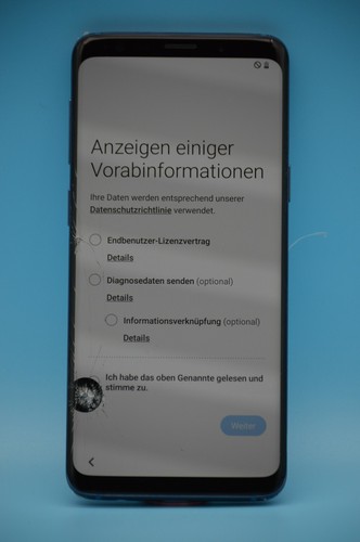 Samsung galaxy demo - s9, unit